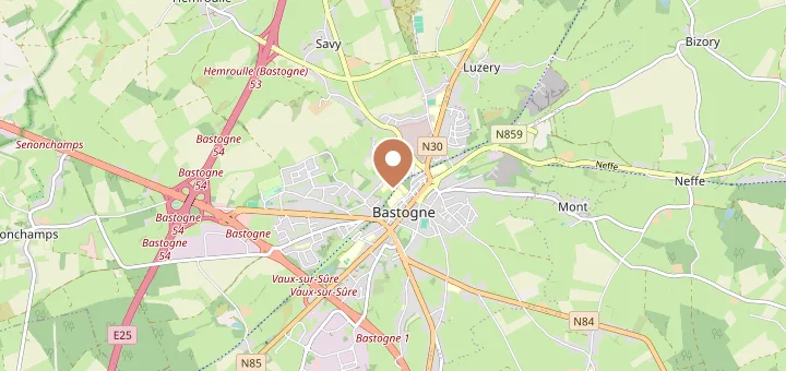 Carte de Bastogne (6600), Luxembourg belge