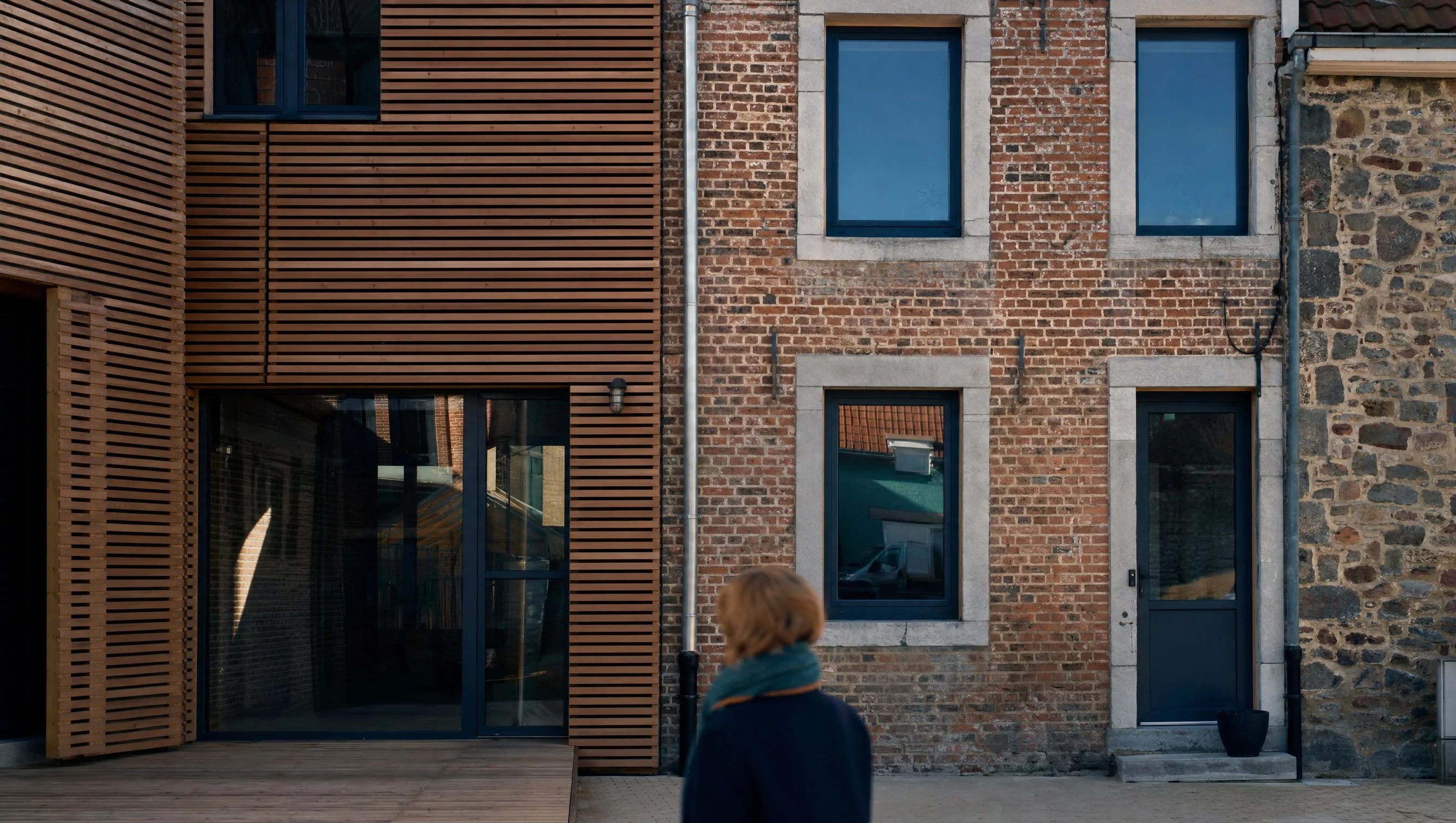 photo duplex friche reconvertie · Binche centre