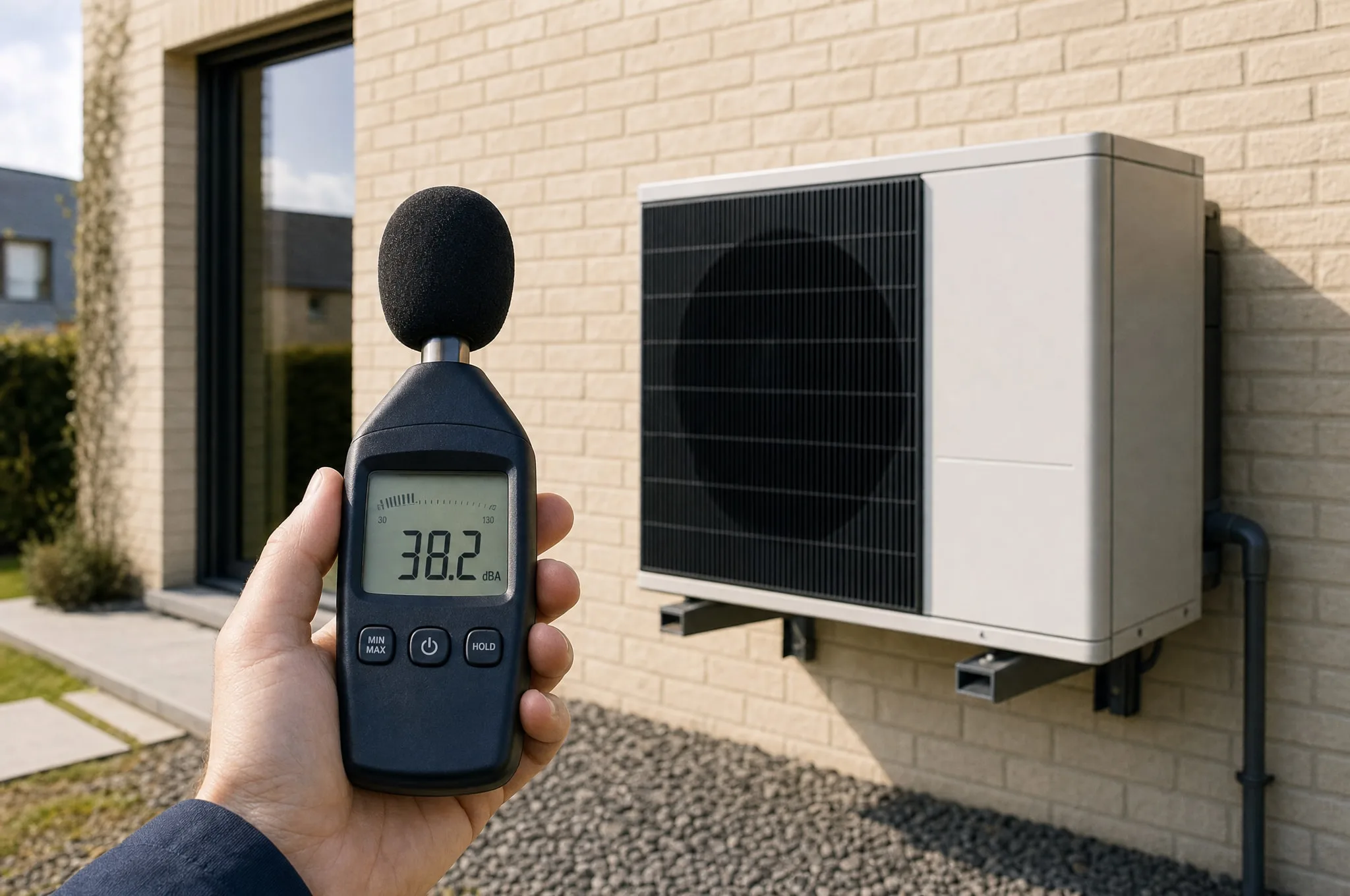 PAC silencieuse 38 dB · rapport MES OK