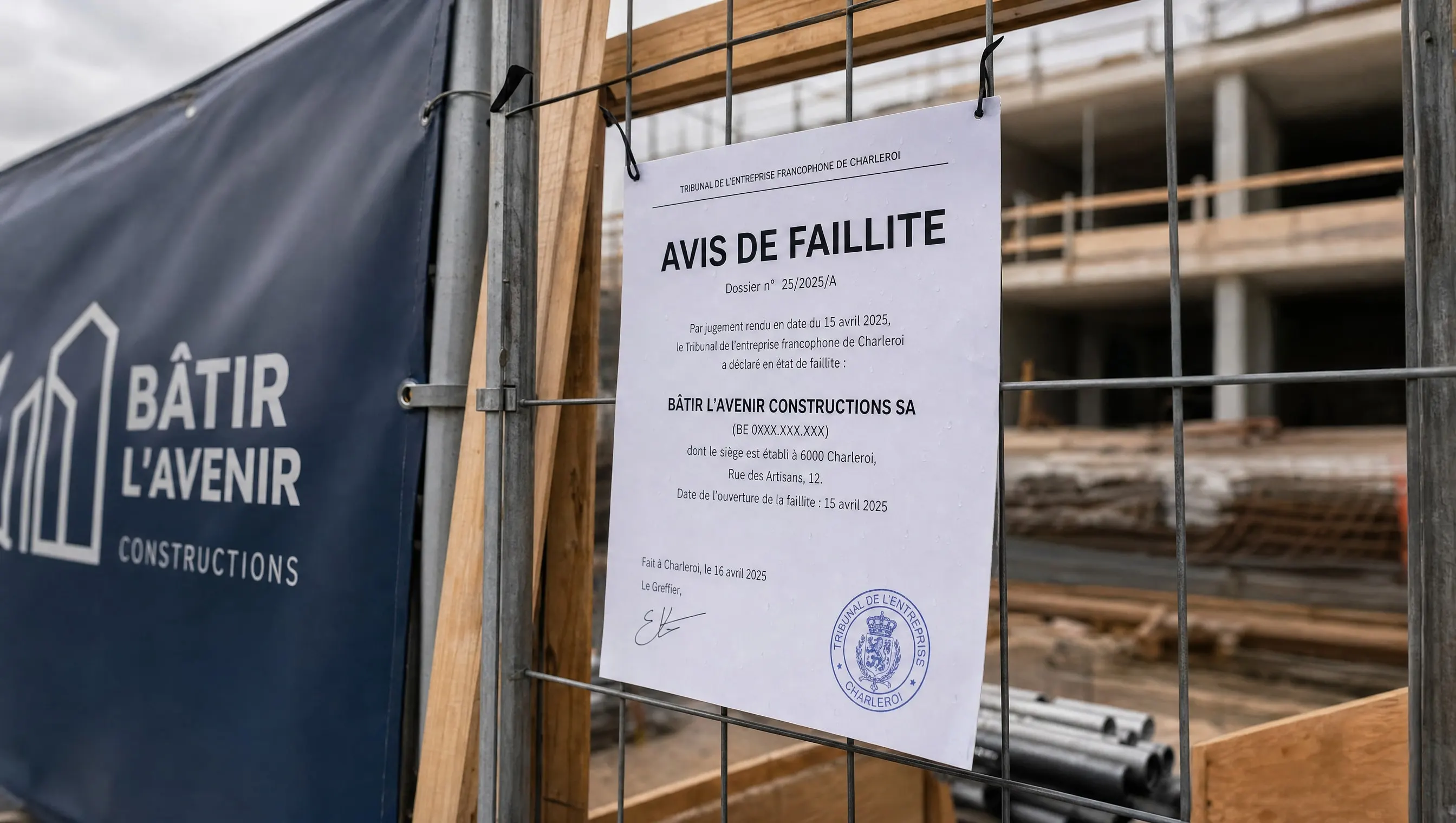 Promoteur en faillite : ce que protège la Loi Breyne et comment activer les garanties