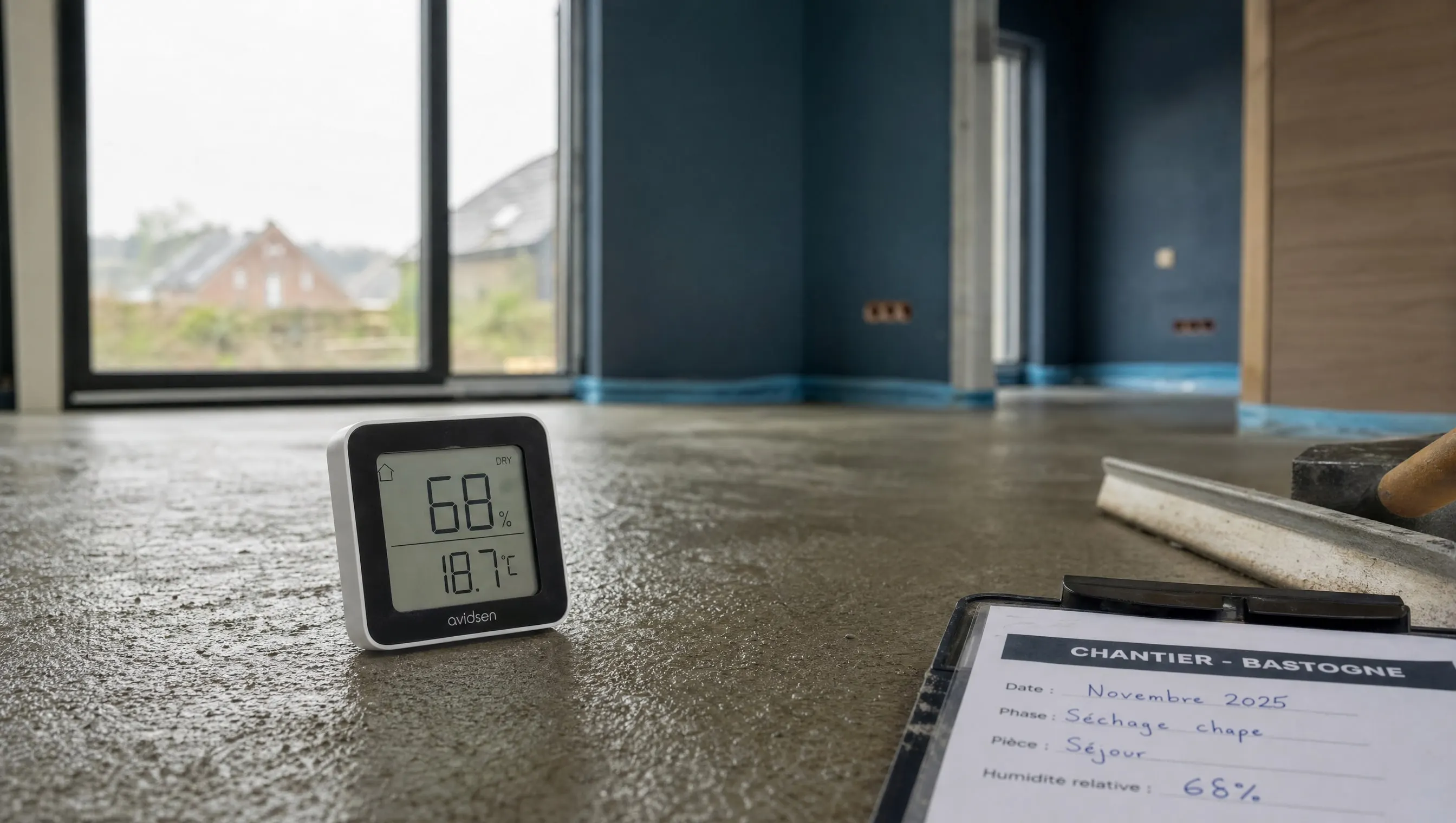 Temps de séchage maison neuve : 6 à 12 mois selon matériaux